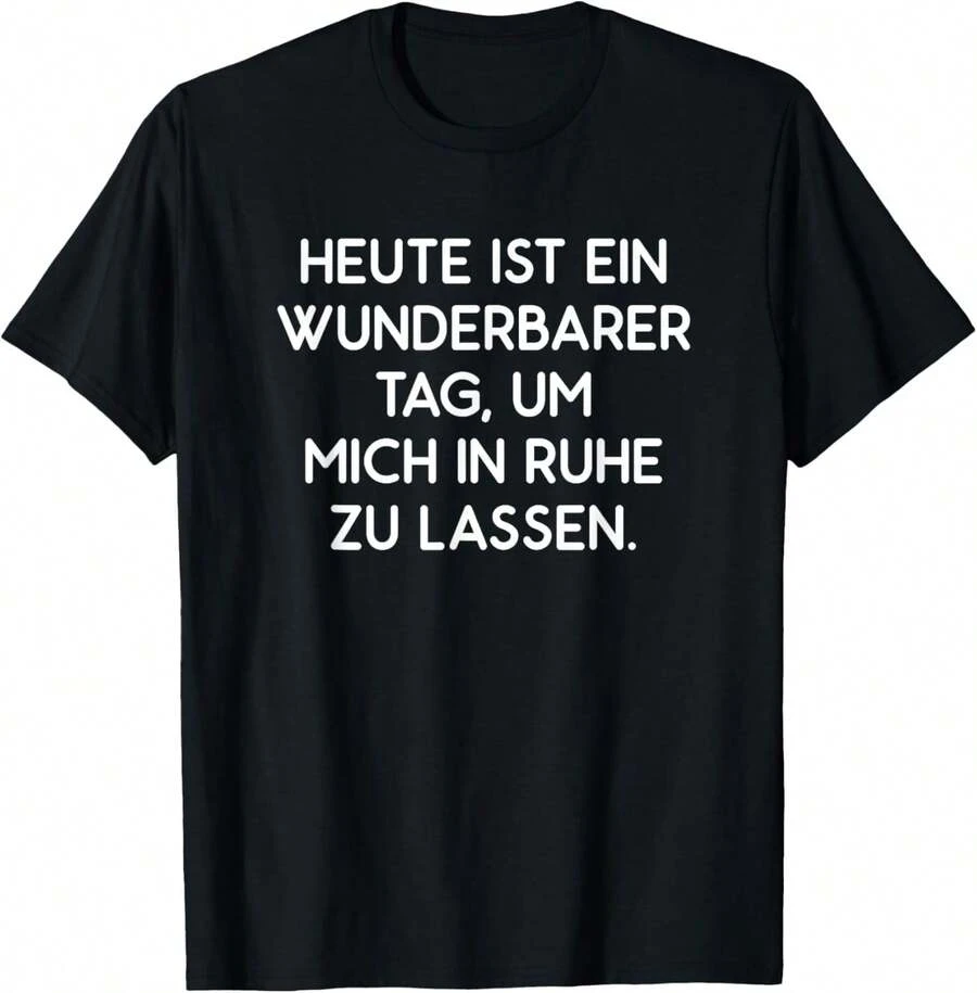 Lokale lager,marque,Lass Mich In Ruhe GEH Mir Nicht Auf Die Nerven Camiseta Decorativa Divertida - Negro - Ver 1