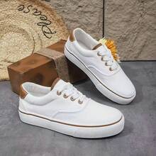 Casual Fashion Versatile Flat Women's Shoes - White - View 4
