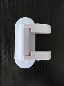 1pc Anti-Slip Door Stopper With Lock, Suitable For Home Use, No Need To Sew On Door, Portable Door Handle Lock, Anti-Theft Door Bar Lock, With Adhesive - Multi-Function Door Lock Unlocking Device - Multicolor - View 12