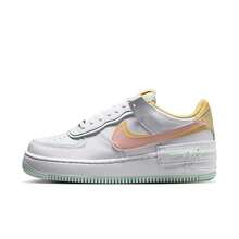 Nike Air Force 1 Shadow Versatile Comfortable Breathable Low-Top Sneakers Women's Pink White - Pink - View 4