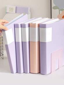 Essentiel de rentrée scolaire Dossier de poche transparent A4, sac de rangement pour copies d'examen d'étudiant, classeur de matériel d'apprentissage, organisateur de partitions et de chansons, dossier de collection de certificats, fichier de documents de bureau, classeur à feuilles mobiles - Pièce unique - Voir 12
