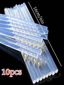 Transparent Hot Melt Glue Sticks, 6 Inches Long, Smooth Transparent Surface, Odorless, Durable, Compatible With Most Hot Glue Guns, Suitable For DIY, Crafts, Woodworking, Plastic, Tool Accessories And More - A - View 13