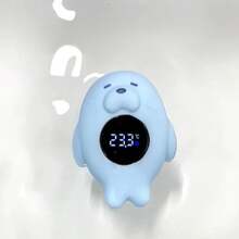 Termómetro de agua para baño de bebés, termómetro impermeable para baño, monitor de temperatura para baño infantil, pantalla LED de modo dual, detección precisa de temperatura, anti-escaldado. - Azul - Ver 8
