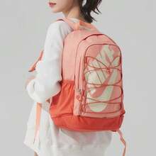 Tas ransel/tas bahu Nike berbahan kain serbaguna dan bergaya, unisex, warna pink dan oranye. - oranye merah muda - View 2