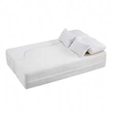 Large Modern White 2 Seat Sofa With 4 Throw Cushions, High Density Foam Folding Mattress, Suitable - 白色雙座 - 查看 11