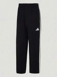 Adidas Men's 3ST KNIT PANT Sports Knit Pants KU5387 - Black - View 1