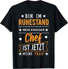 Local Lager,Marque,Pensioner Retired Am Retired 2025 2026 Funny Pensioner T-Shirt - 黑色 - 查看 1