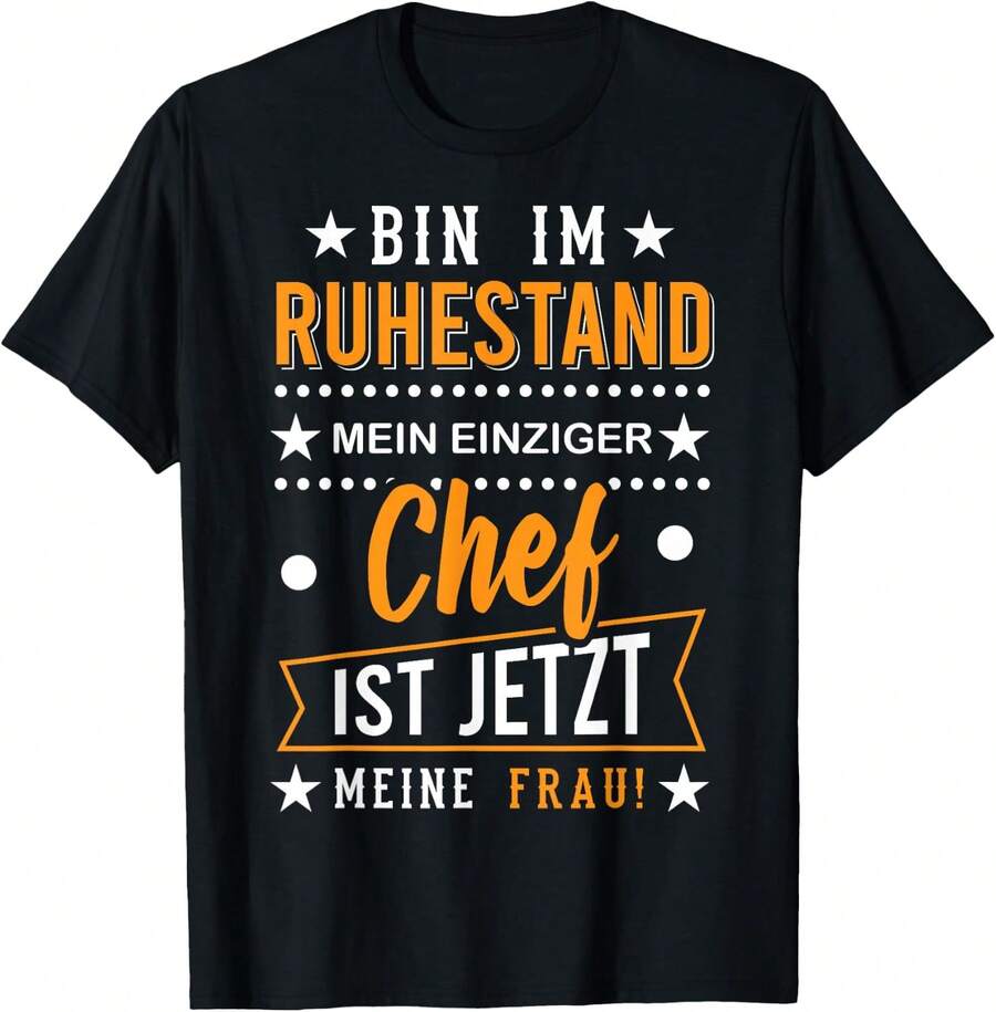 Local Lager,Marque,Pensioner Retired Am Retired 2025 2026 Funny Pensioner T-Shirt - 黑色 - 查看 1