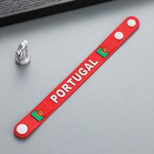 2026 FIFA World Cup USA Canada Mexico National Team Rubber Wristband Fan Souvenir Flag Wrist Strap - Wristband - View 7