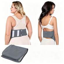 Multi-Part Wrap Fixation Band Set, Adjustable Waist, Abdomen, Hip Wrap Support, Neck And Knee Wrap, Reusable Daily Protective Supplies - Grey 4-piece - View 3