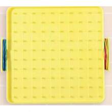 Plastic Double-Sided Geoboard, Geometric Shape Nail Board, Shape Nail Board. Synchronized Teaching Tool. [Includes 10 Rubber Bands And Diagrams]Math Teaching Tool Set. - Multicolor - View 9