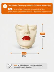 1 buah Tempat Kuas Makeup Resin Elegan, Desain Bibir Merah, Kotak Penyimpanan Kosmetik Resin Sintetis Ringan, Organizer Meja Mandiri, Cocok Untuk Kamar Mandi, Meja Rias Atau Meja Makeup - MultiWarna - View 15