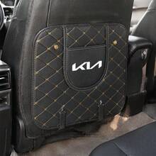 For Kia GT-Line Sportage Ceed Rio Picanto Sorento Soul Cerato Veng 1PC Car Seat Back Protector Pad Interior Auto Anti Kick Pads - A - View 2