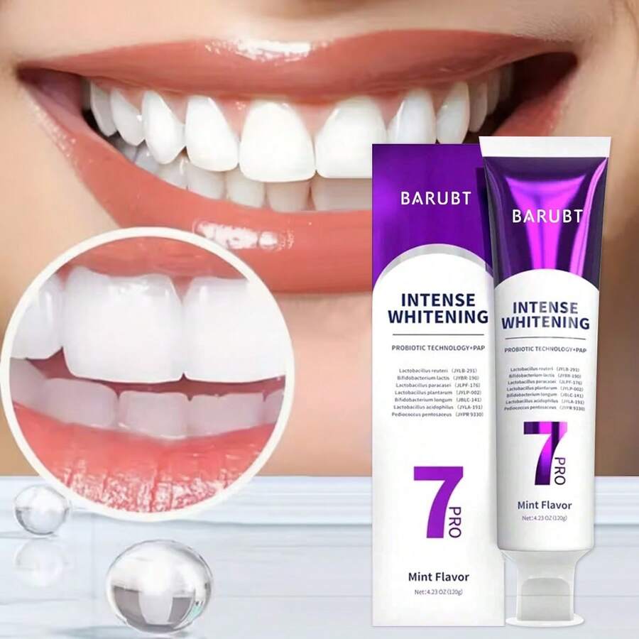 BARUBT 1pc Super Whitening SP-6 Toothpaste, Deep Cleaning Formula, Fresh Breath, Healthy Teeth, Suitable For Home And Travel Use, Basic Cleaning Paste