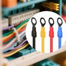 102pcs Universal Car Wire Harness Connectors, Assorted Insulated Crimp Spade Terminals, Wire Cable Connector Kit, PVC Quick Connect Wire Terminals, Suitable For Boats, Vehicles And Motorcycles, Battery Not Included - Terminal Blocks - View 10