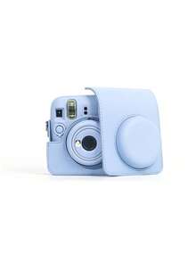 防刮相機保護殼，適用於 Fujifilm 相機 Mini 11/12，防摔相機收納 PU 皮革保護套袋，可調節相機裝飾，旅行、返校、郵輪、海灘必備配件 - 彩色 - 查看 18