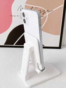 [Durable Phone Stand] Compact And Durable Pink Polycarbonate Phone Stand | Adjustable, Foldable Ergonomic Design | Suitable For Daily Office Use | Stable And Portable, Multi-Angle Viewing,Back To School Season - Phone Stand - View 4