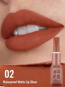 Pudaier Lipstik Matte Velvet - Warna Tahan Lama, Formula Melembapkan, Tekstur Velvet Mewah - Cocok untuk Semua Tampilan Makeup - Alat Kecantikan Penting untuk Wanita - Hadiah Ideal untuknya - 02 - View 9
