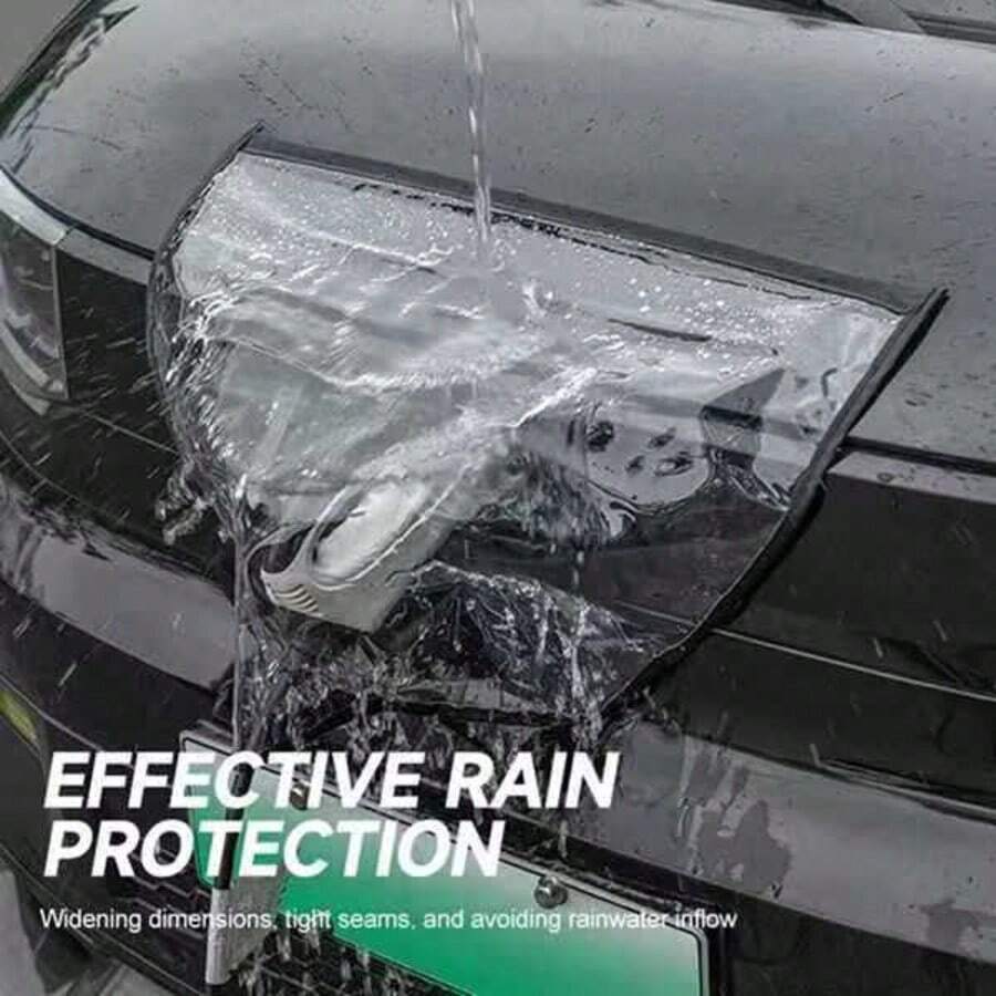 1件通用汽車充電口蓋，便攜式電動車充電槍雨罩，防水防漏防雨，適用於露營車與轎車