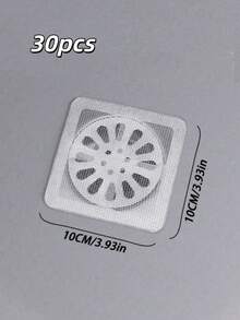 10pcs Bathroom Bathtub Hair Catcher - Easy To Use, Drain Filter Sticker, Disposable Drain Cover, Suitable For Shower, Sink And Laundry Room, Convenient To Attach, Hair Catcher Drain Cover, Anti-Clogging, Easy To Clean, Home Essential - Multiple Colors - View 15