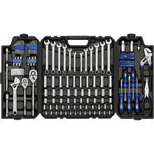 Set Kunci Sok 115/46 buah, Set Kunci Ratchet dan Batang Ekstensi Gimbal Slide Bar Extension Socket, Untuk Perbaikan Otomotif dan Penggunaan Rumah Tangga. - MultiWarna - View 1