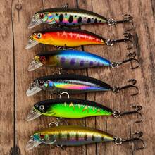 6pcs Professional Hard Baits - Japanese Best-Selling Sinking Minnow Lures, Suitable For Bass And Pike. - Multicolor - View 3