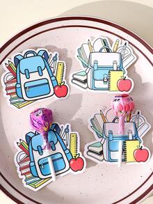 60/30/20/10 Back To School Greeting Cards And Backpack Candy Boxes, Backpack Greeting Cards, Envelopes, Back To School Gifts, Stationery, Perfect For Back To School Party, Back To School Party Decoration And Giveaways - View 9