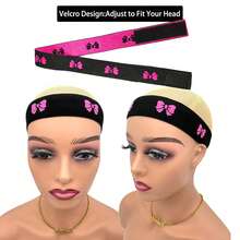 Elastic Band For Wig Edges Wrap Wig Band Lace Melting Band To Lay Edges Baby Hair Edge Adjustable Wig Melt Bands, Halloween - View 5