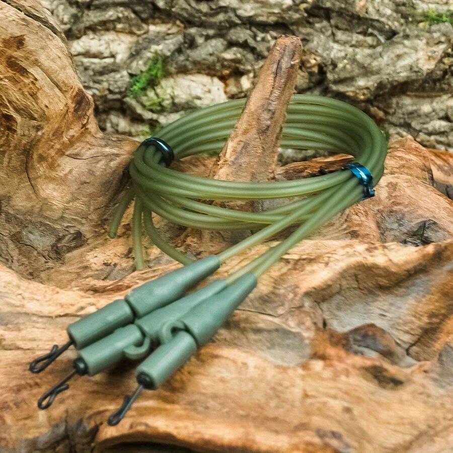 3PCS HIRISI Carp Fishing Rod Sleeve Accessories Fishing Tools - Green - View 1