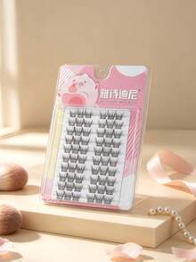 60 Clusters Sweet Little Cluster False Eyelashes, Lazy Pure Desire Style Elf Makeup Lashes, Natural Short Segmented Eyelash Set For Novice, Daily & Travel Cosmetic Gift For Dating Holiday - C - 查看 8
