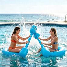 Juego inflable interactivo de agua, accesorios interactivos para batalla de agua en fiesta de piscina, para adultos, paletas de batalla inflables - Multicolor - Ver 2