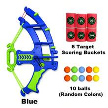 EVA Soft Ball Launcher Toy. Suitable For Outdoor Competitive Games, Can Be Thrown By Hand, Especially Suitable For Children Aged 3 And Above. It Is An Excellent Birthday Or New Year Gift For Boys And Girls. - Blue - View 11