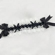 1 件女士可爱发带，带多色蝴蝶结装饰，适合日常佩戴（带后夹固定）万圣节情人节 - 彩色 - 查看 67