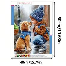 Kit de Pintura de Diamantes - Paisaje Natural, Granja de Animales, Tema de Pintura Famosa Creativa Imagen DIY 5D de Perforación Completa, Adecuado para Decoración del Hogar y Decoración de Pared, Opción Perfecta para Fiestas de Vacaciones y Diversas Ocasiones Festivas - Conjuntos - Ver 9