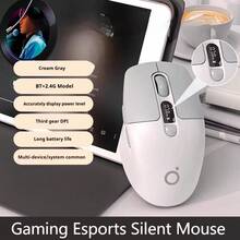 EWEADN Q1 Wireless Bluetooth Silent Mouse Ergonomic Design For Women Laptop Office Gaming Rechargeable - View 11