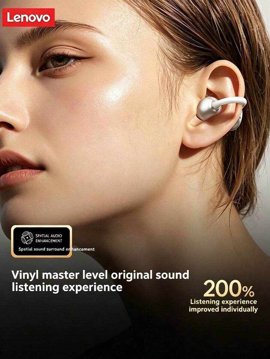Lenovo EA419 Ear Clip Bluetooth Headphones, Lossless Sound Quality, Lightweight Open-Ear Design, Suitable For Sports, Music, Gaming - View 1