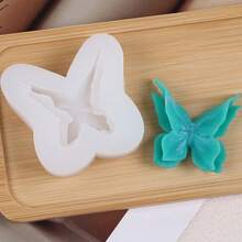 DIY Large & Small 3D Double Layer Butterfly Silicone Mold, Handmade Jewelry Resin Silicone Mold - Butterfly - View 3