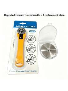 Professional 28mm Rotary Cutter With Retractable Blade And Hanging Hole Handle, Suitable For Fabric, Paper, Plastic And Leather - Upgraded Rotary Cutter/replacement Cutter Head - View 10