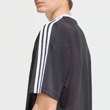 Adidas Clover New Men's Sports Casual Crew Neck Short Sleeve T-Shirt, Versatile And Breathable - Black and White - View 5