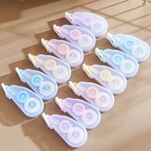 4pcs/6pcs Colorful Mini Correction Tape Set, Multiple Bright Colors, Smooth And No Smudging, Suitable For School, Office, Home, Ideal Choice For Students And Teachers, Back To School Season - Multicolor - View 16
