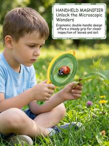 Children's Outdoor Adventure Beachcombing Set, Insect Catching Tools, Breathable Observation Box, Binoculars, Whistle, Nature Exploration, Parent-Child Interactive Educational Toy, Suitable For 3-12 Years Old Boys And Girls, Halloween Gift, Birthday Gift - Multicolor - View 7