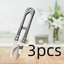 Tijeras de Sastre en Forma de U, Cortador de Alambre de Acero Inoxidable Pequeño, Adecuado para Costura DIY - Varios estilos - Ver 8