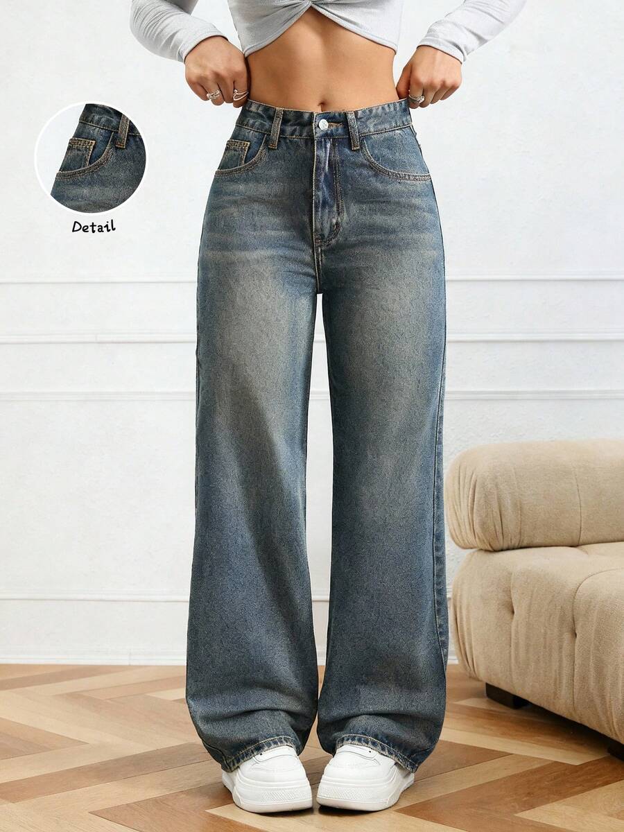 Women Jeans - Blue - View 1
