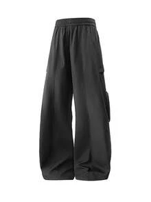 Men's Spring/Autumn Multi-Pocket Sports Outdoor Casual Fashion Cargo Pants - Black - View 3