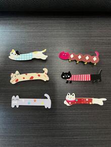 Cute Cartoon Girl Animal Hair Clips, Suitable For Daily Wear And Vacation Use - Multicolor - View 9