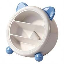 Cute Cat Ear Rotating Pen Holder, Multi-Compartment Desktop Stationery Storage Box, Round 360° Rotating Makeup Brush Organizer, Suitable For Office And School Desktop Supplies, Tape, Marker, Pencil Storage - Cartoon Desktop Storage Box - View 9