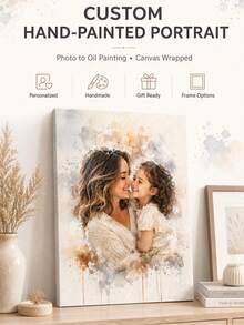 Custom Frameless Photo Printing On Canvas, Borderless Decorative Wall Art, Enlarged Size Wall Hanging - Multicolor - View 6