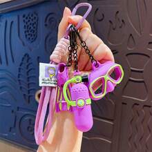 Diving Keychain Bag Charm, Mini Oxygen Tank, Diving Mask & Flippers Pendant, Cute Couple Keychain Gift - Multicolor - View 6