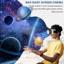 1pc VR Virtual Reality Headset, Smartphone Compatible Lens Helmet, High Definition Viewing, No Battery Required - View 3