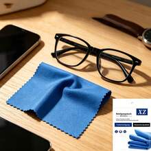 Premium Microfiber Eyeglass Cleaning Cloth Individually Packaged Lint Free Soft Anti-Scratch Reusable Lens Wipes For Women Men Eyeglasses Fashion Glasses - Multicolor - View 2